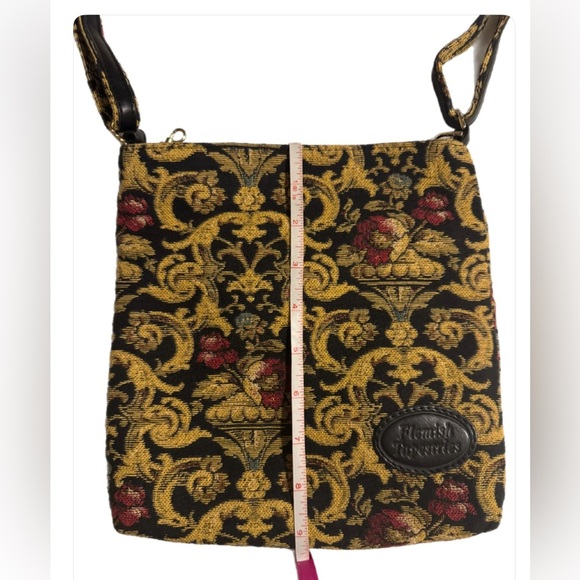 Flemish Tapestry Purse/Handbag. 9”x9” - Picture 4 of 8